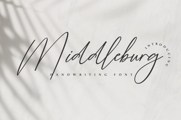 Middleburg - Handwriting Font Font Download