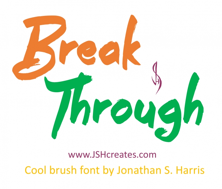 Break Through Font Download
