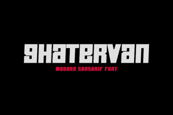 Ghatervan font Font Download