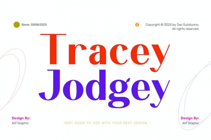 Tracey Jodgey Font Download