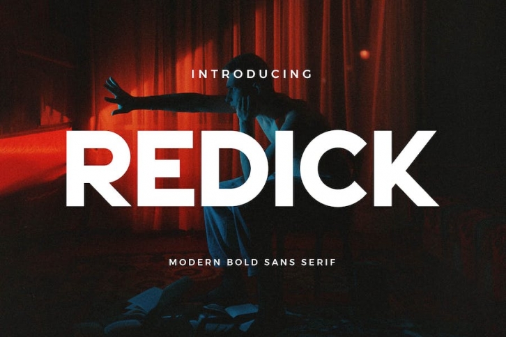 Redick - Modern Bold San Serif Font Download