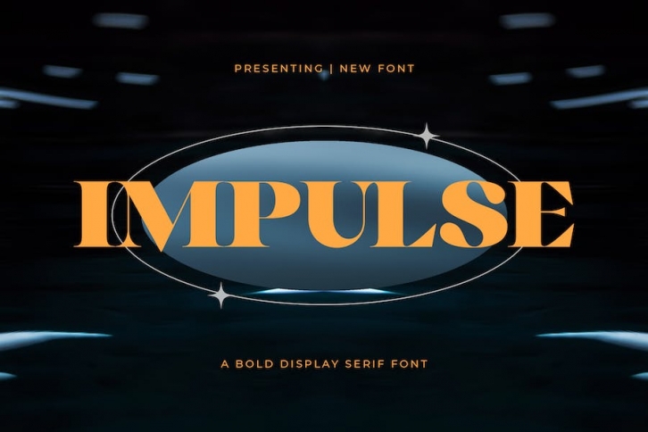 Impulse - Bold Display Serif Font Font Download