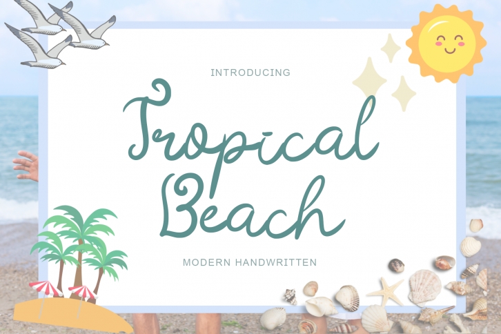 Tropical Beach Font Download