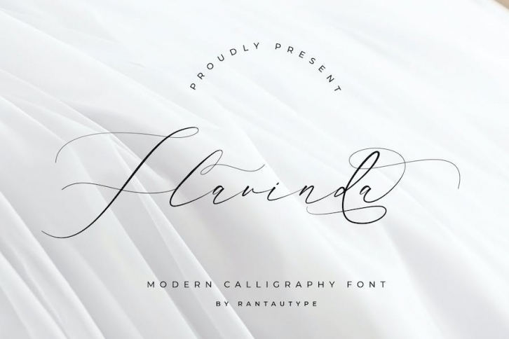 Flavinda Wedding Calligraphy Font Font Download