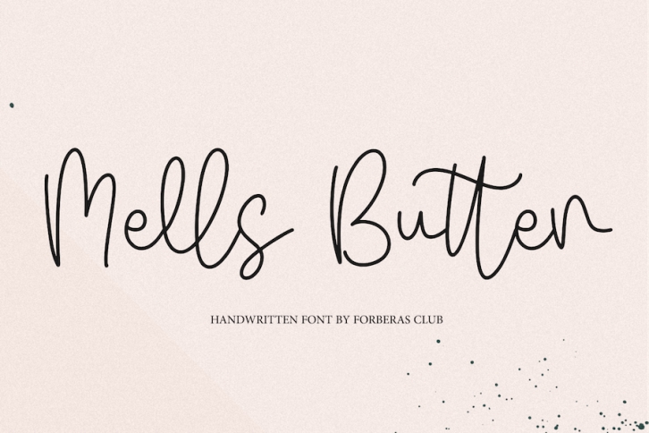 Mells Butter Font Download