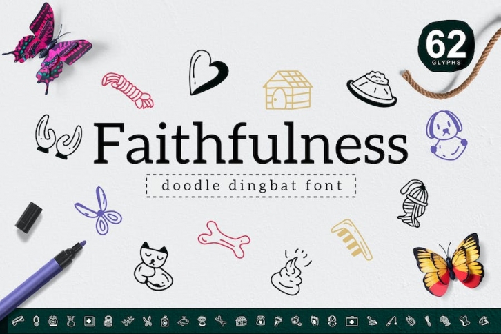 Faithfulness Dingbat Font Download
