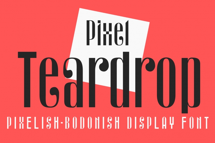 Pixel Teardrop Font Download