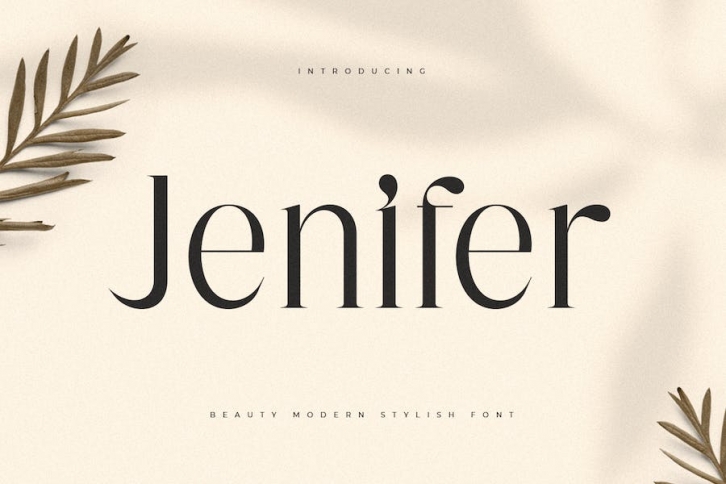 Jenifer - Beauty Modern Stylish Font Font Download