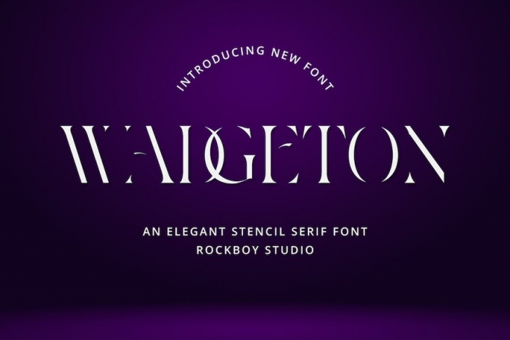 Wadgeton - Logo Font Font Download