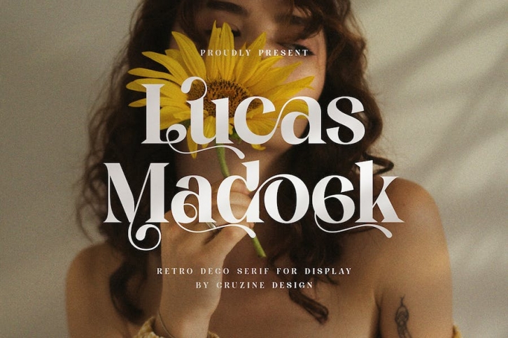 Lucas Madock Retro Deco Serif Font Download