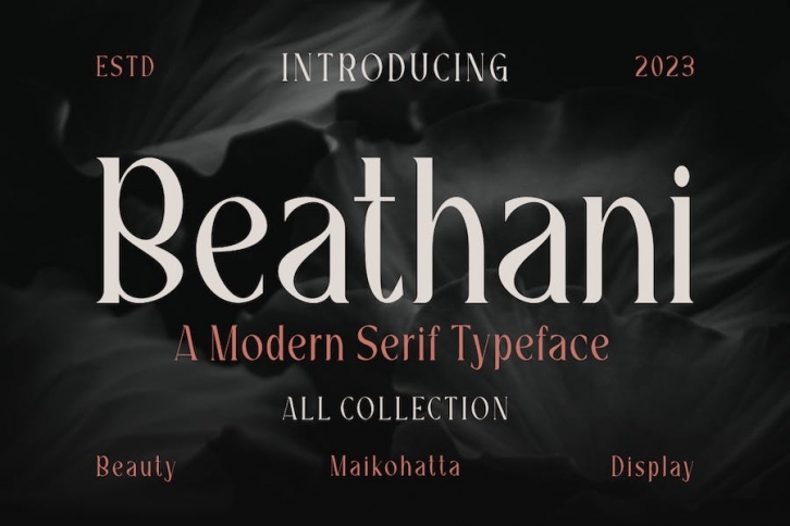 Beathani - Modern Serif Font Font Download