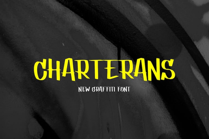 Charterans - Graffiti Font Font Download