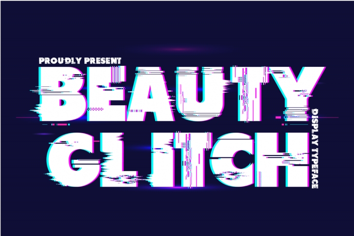 Beauty Glitch Font Download