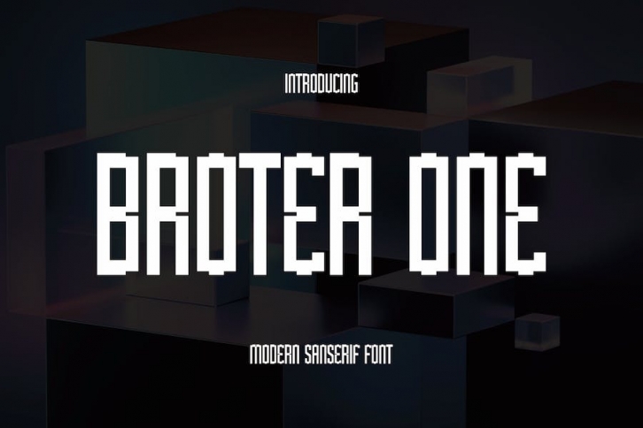 Broter One Font Font Download