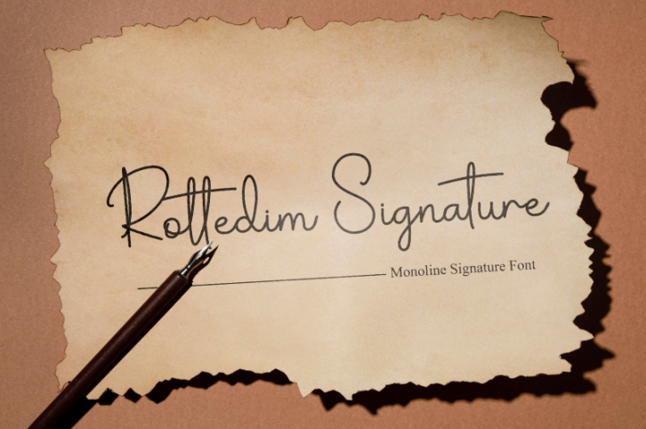 Rottedim Signature Font Download