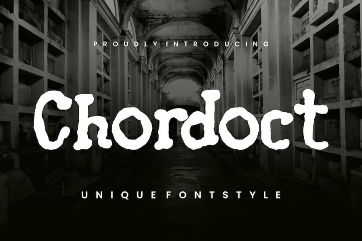 Chordoct - Unique Font Font Download