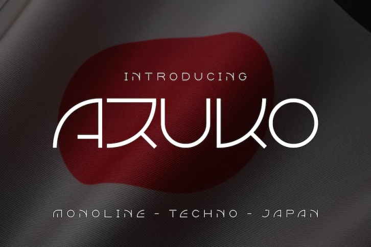 Azuko Techno Font Font Download