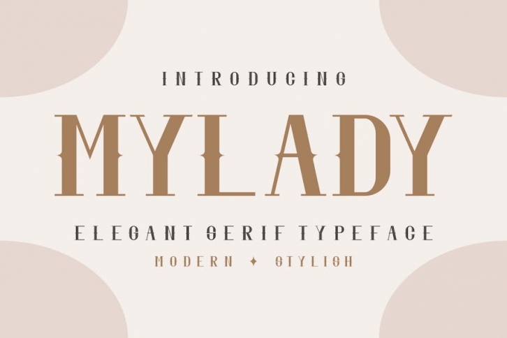 Mylady -  Elegant Serif Font Font Download