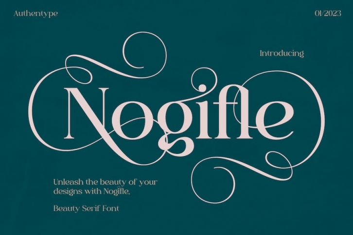 Nogifle Beauty Serif Font Font Download