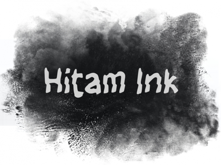 H Hitam Ink Font Download