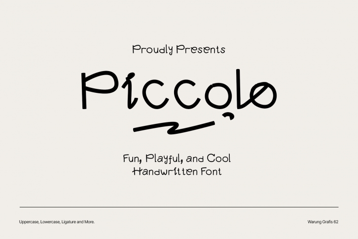 Piccolo -  Playful Handwritte Font Download