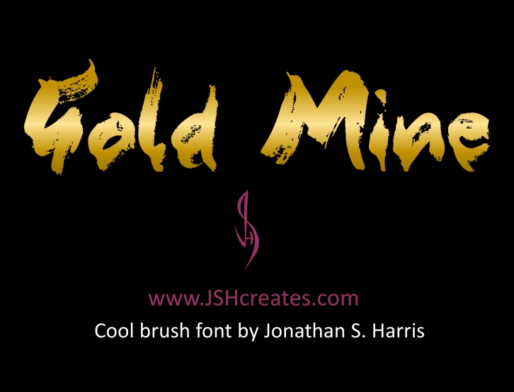 Gold Mine Font Download