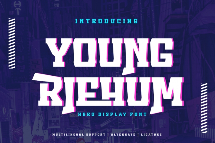 Young RIEHUM Trial Font Download
