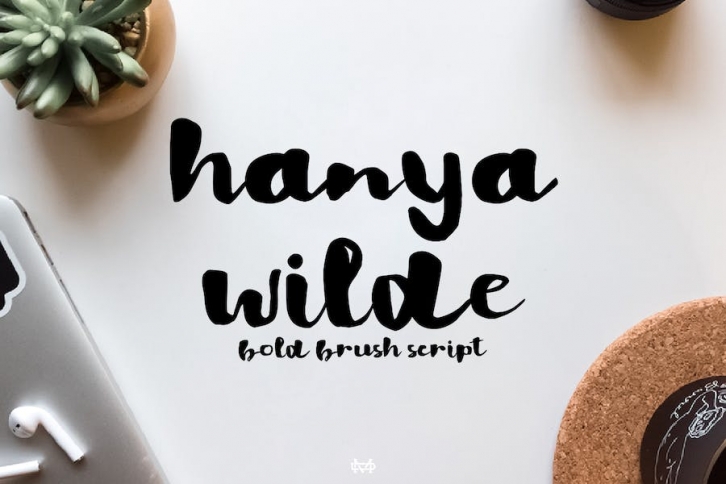 Hanya Wilde - Bold BrushScript Font Download
