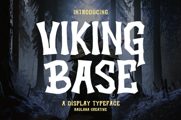 Viking Base Display Font Font Download