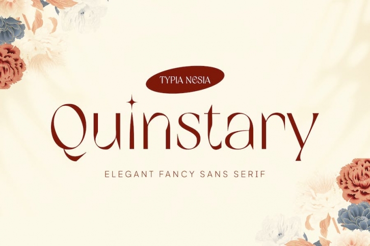 Quinstary - Lovely Beauty Elegant Aesthetic Serif Font Download