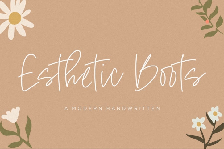Esthetic Boots Handwriting Font Font Download