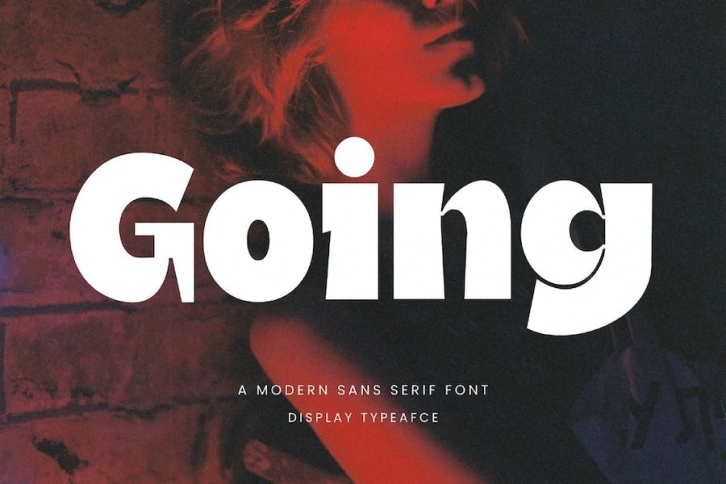 Going Modern Sans Serif Font Typeface Font Download