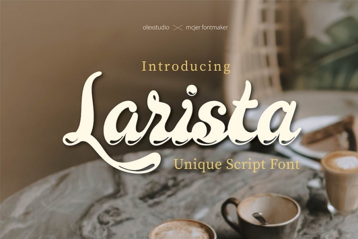 Larista - Unique Script Font Download