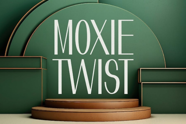 Moxie Twist - 1930s Typeface Font Download