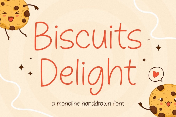 Biscuits Delight Handwriting Font Font Download