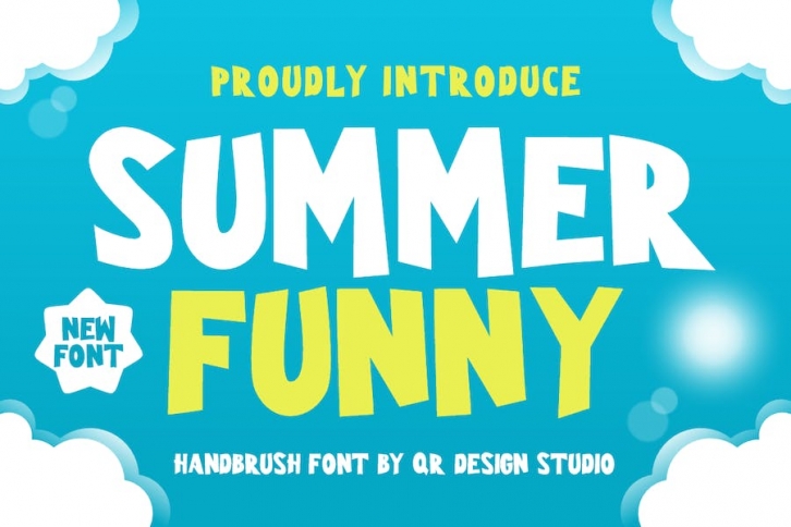 Summer Funny - Summer Display Font Font Download