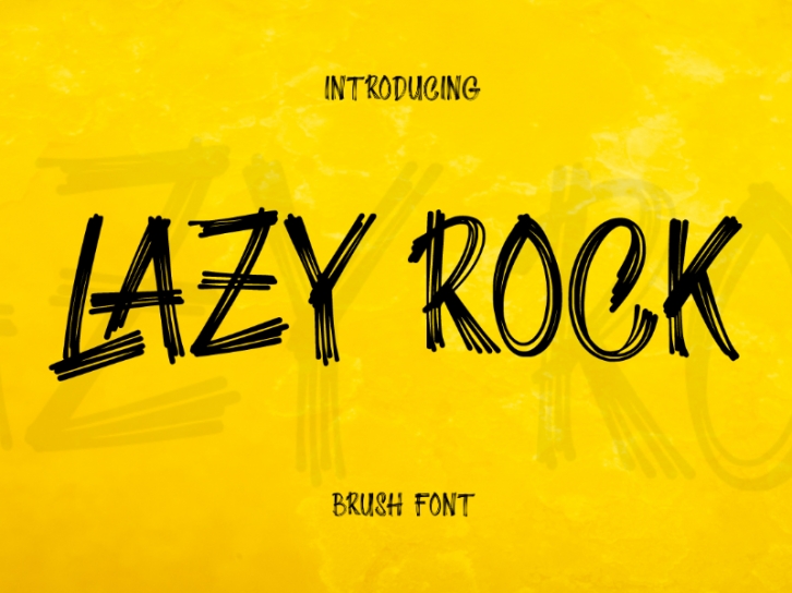 Lazy Rock Font Download