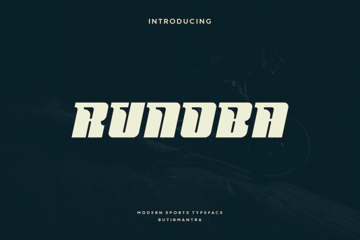 Runoba - Modern Sport Font Font Download