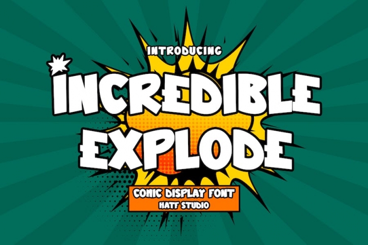 Incredible Explode Font Download