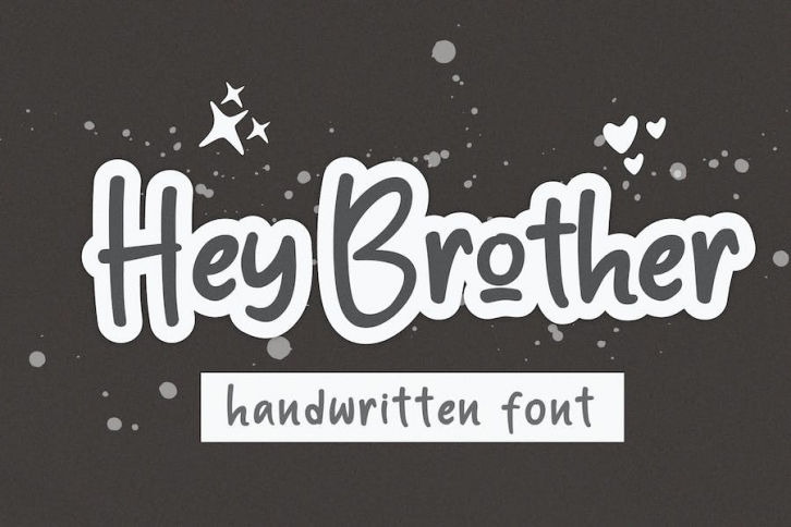 Hey Brother - Fun Handwritten Font Font Download