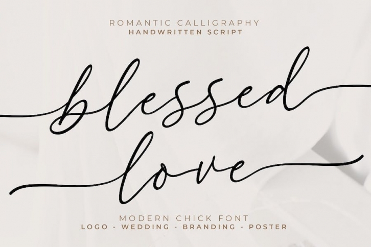 Blessed Love Font Download