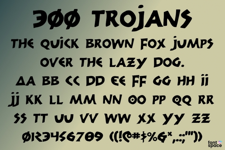 300 Trojans Font Download