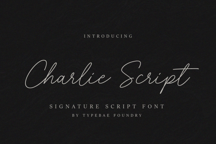Charlie Scrip Font Download