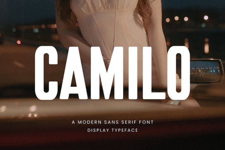 Camilo Modern Sans Serif Font Typeface Font Download