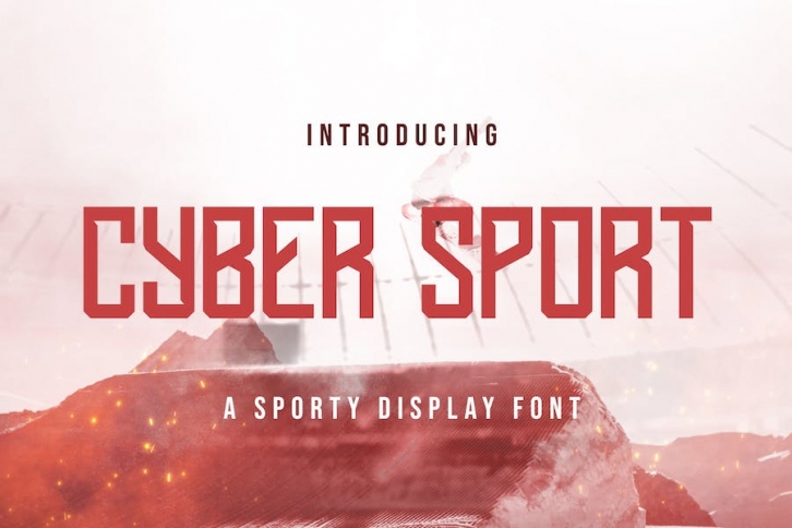Cyber Sport - Sporty Display Font Font Download