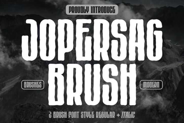 Jopersag Brush Font Download