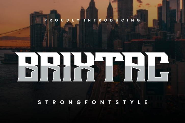 Brixtac - Strong Font Font Download