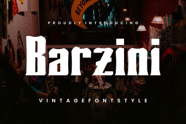 Barzini - Vintage Font Font Download