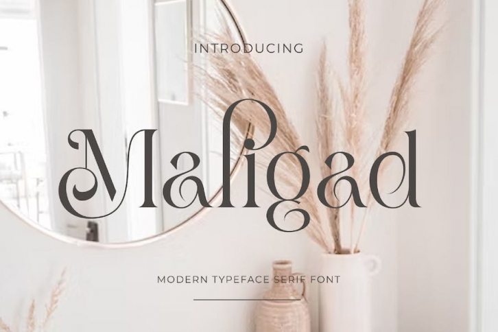 Maligad Elegant Serif Font Font Download