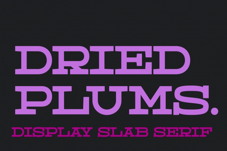 Dried Plums Font Download